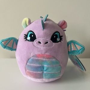 Squishmallows NEW Claire's Exclusive 5" Devra the Dragon